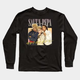 Salt N Pepa --- 80s Aesthetic Design Long Sleeve T-Shirt